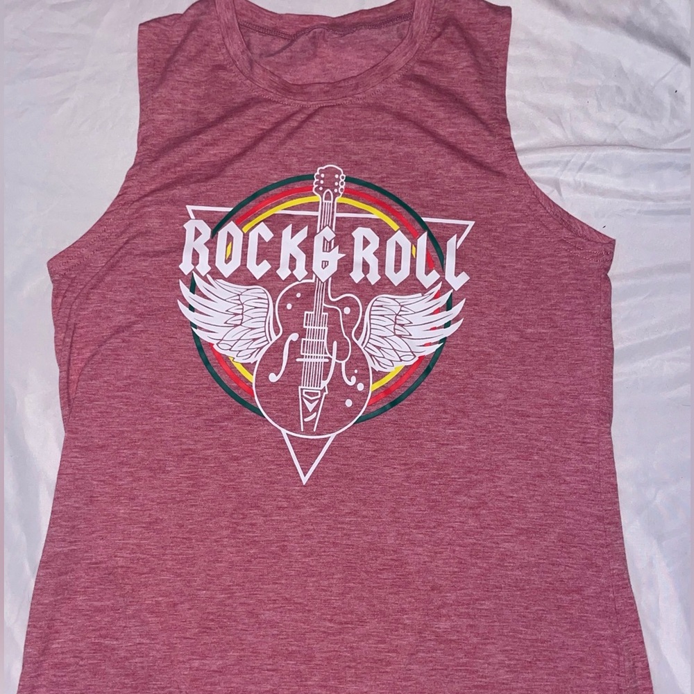 Red tank top
